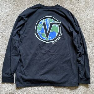 Vans Black Long Sleeve with Earth Graphic